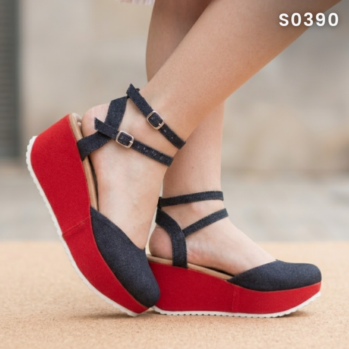 Sandalias de Plataforma Estilo Jean — Modelo Diana