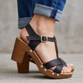 Sandalias de Tacón Alto con Remaches — Modelo Jael