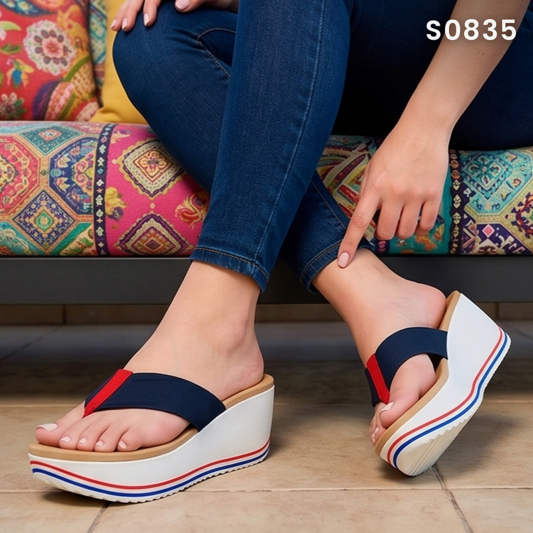 Sandalias de Plataforma con Tiras — Modelo Marcia