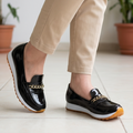 Mocasines de Charol con Cadena — Modelo Nicole