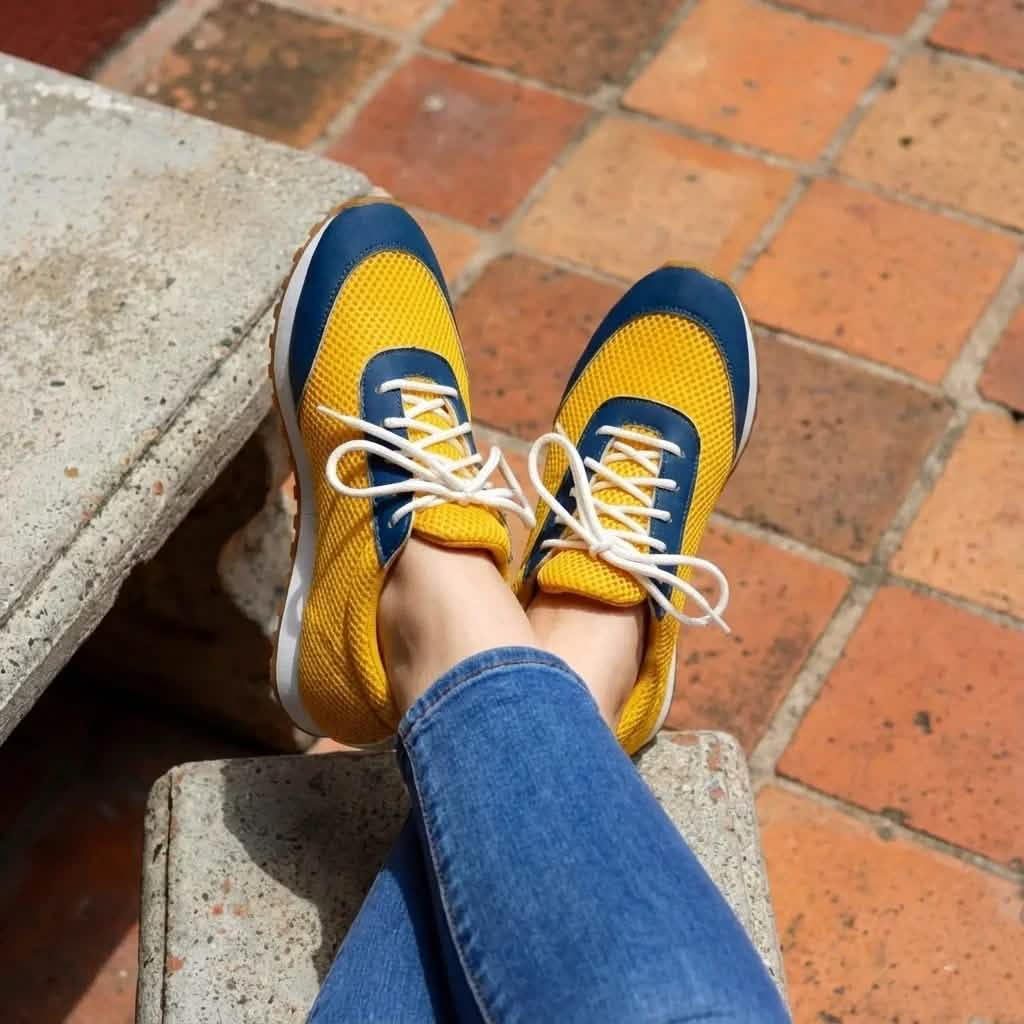 Tenis de Malla con Cordones — Modelo Ileana