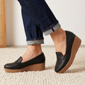 Mocasines con Plataforma y Antifaz — Modelo Selena