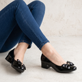 Zapatos de Charol con Moño — Modelo Ingrid