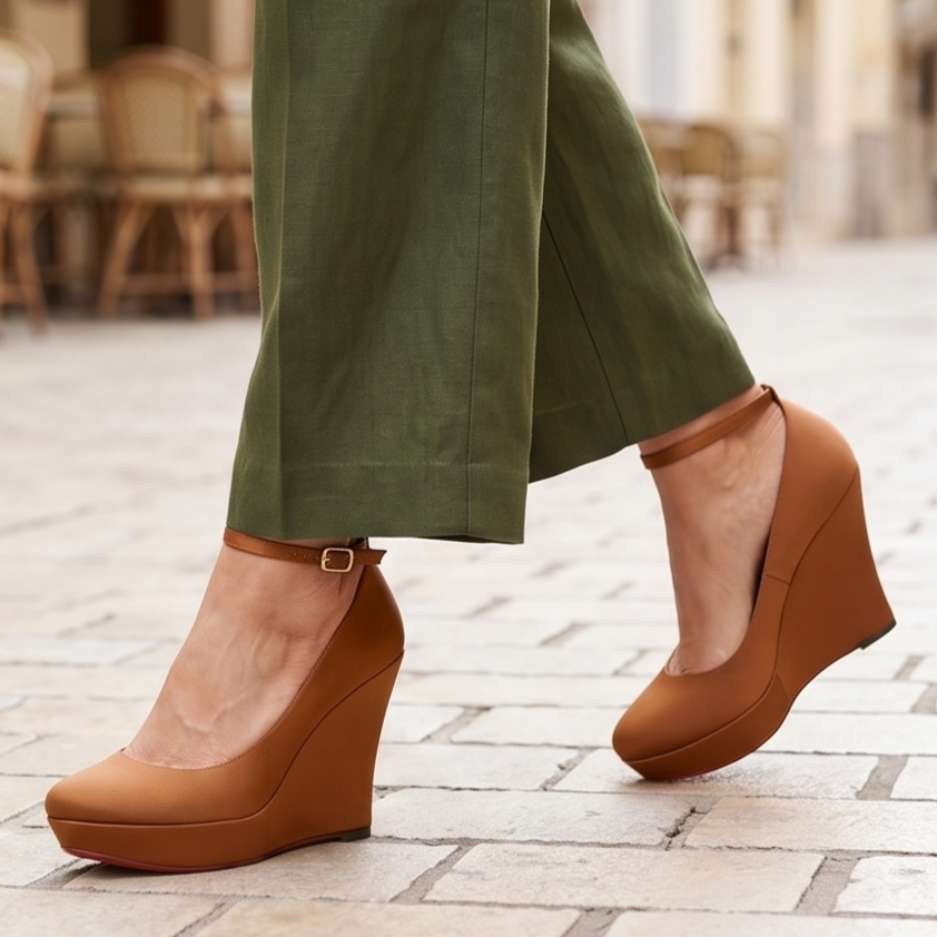Zapatos Cerrados con Plataforma — Modelo Aitana