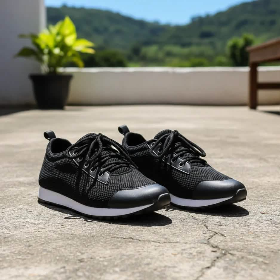 Tenis de Malla con Cordones — Modelo Susana
