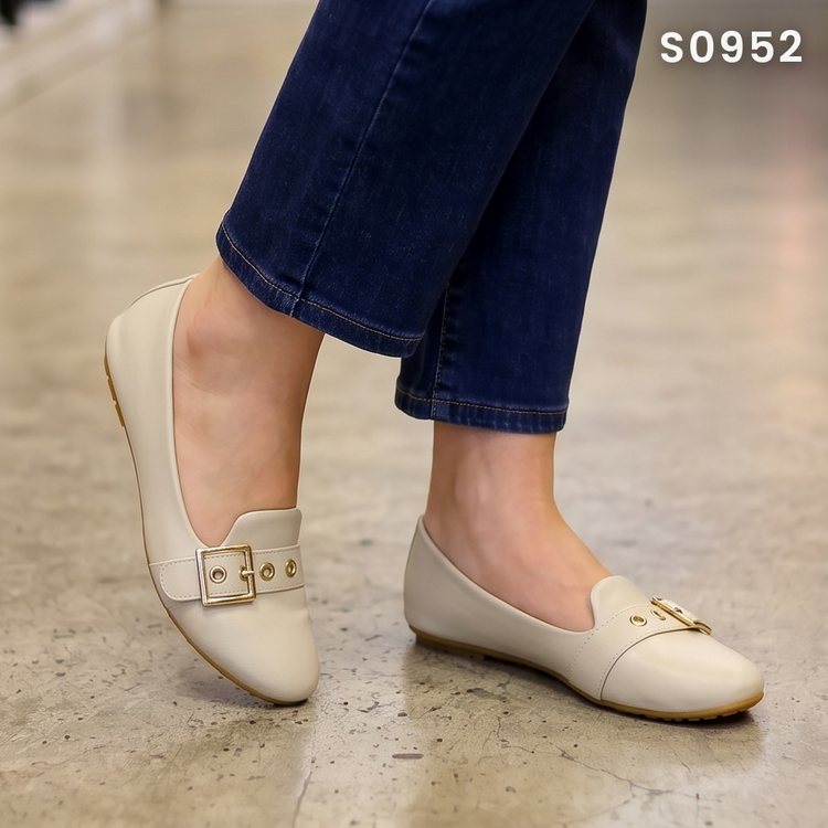 Mocasines con Hebilla Metálica — Modelo Toscana