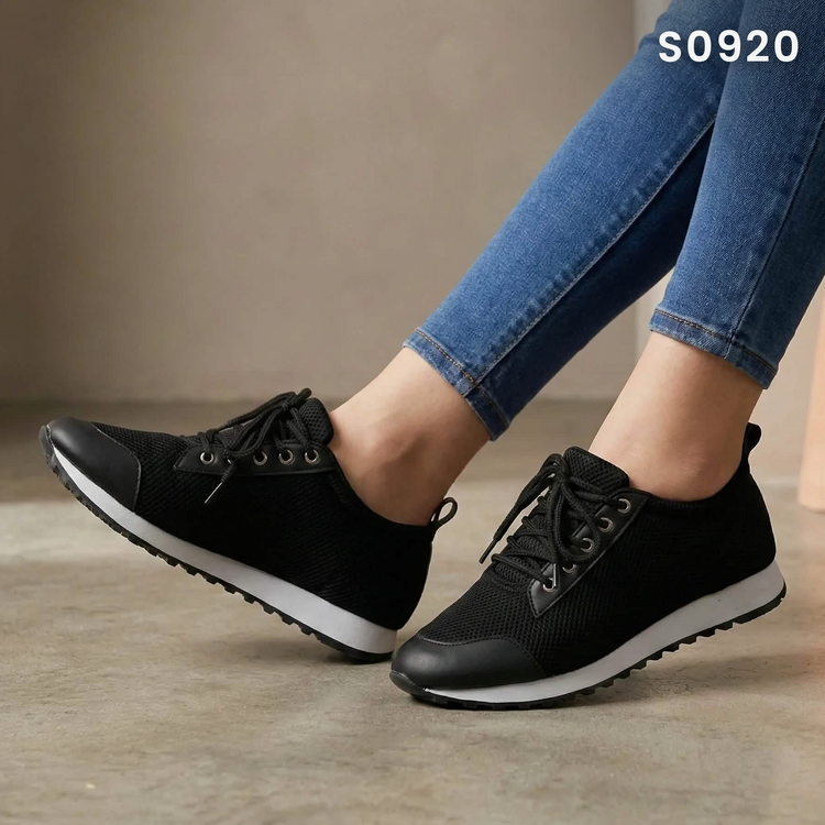Tenis de Malla con Cordones — Modelo Susana