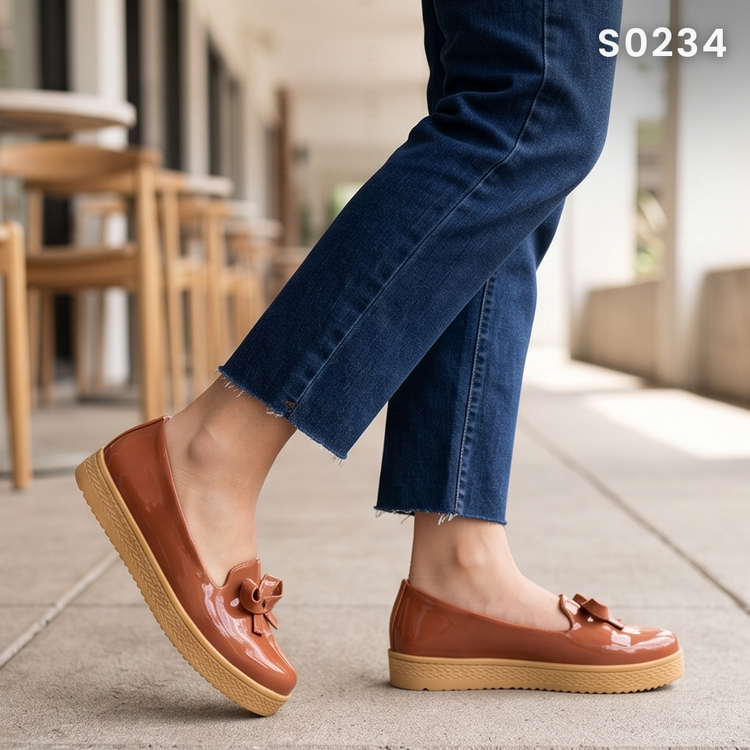 Flats de Charol con Moño — Modelo Beatriz