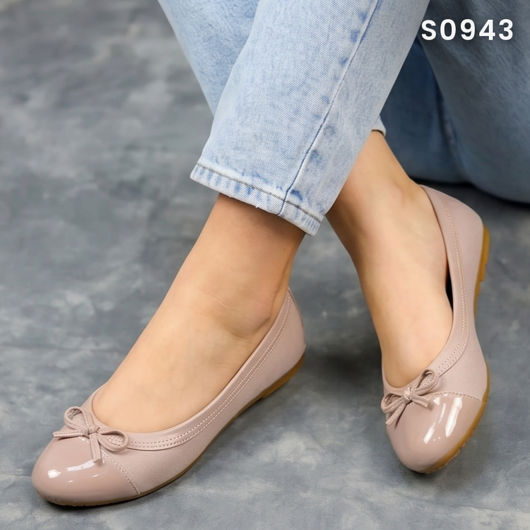 Flats de Charol con Moño — Modelo Ruth