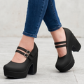 Zapatos Mary Jane de Doble Correa — Modelo Lina