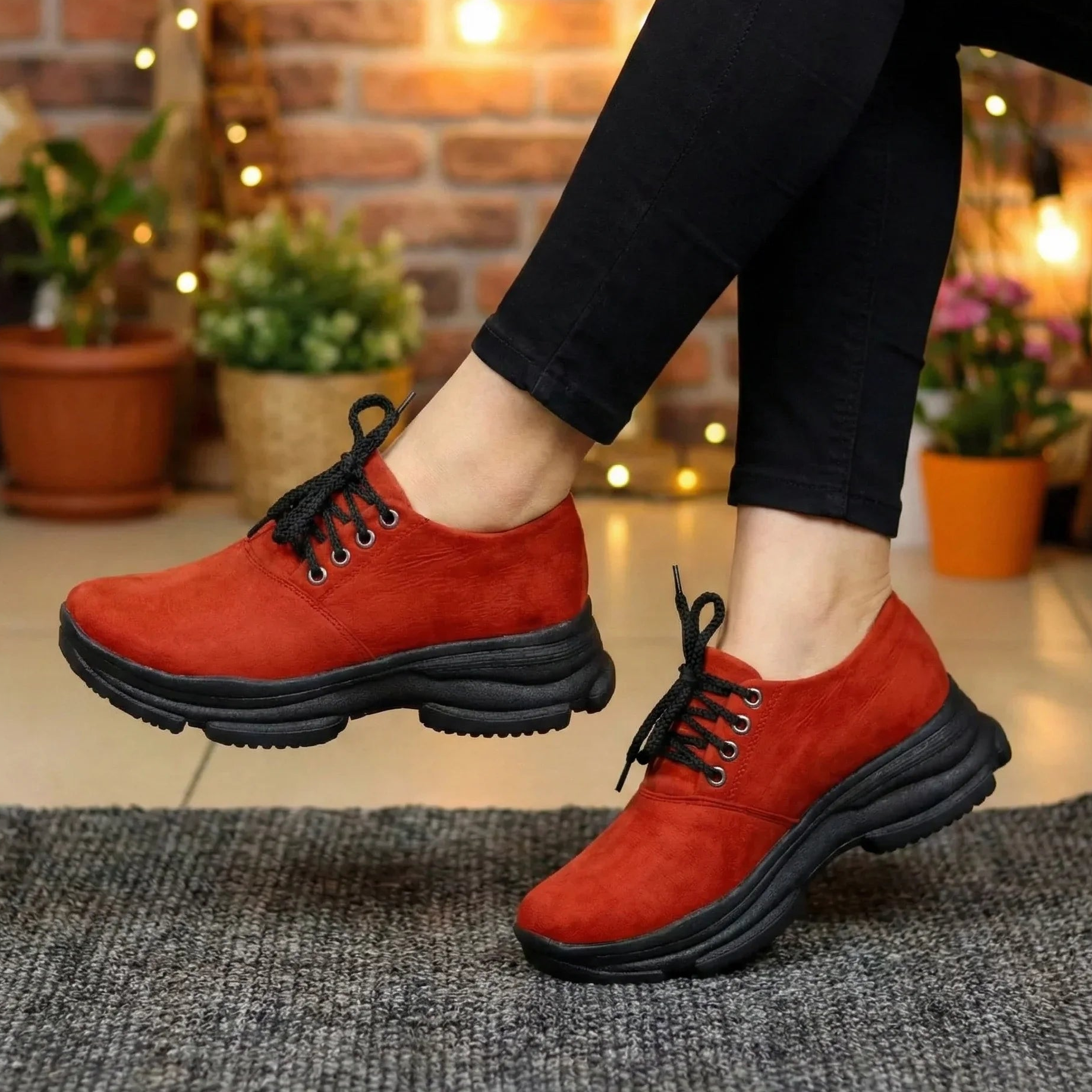 Zapatos Oxford con Suela Chunky — Modelo Sofia Elena