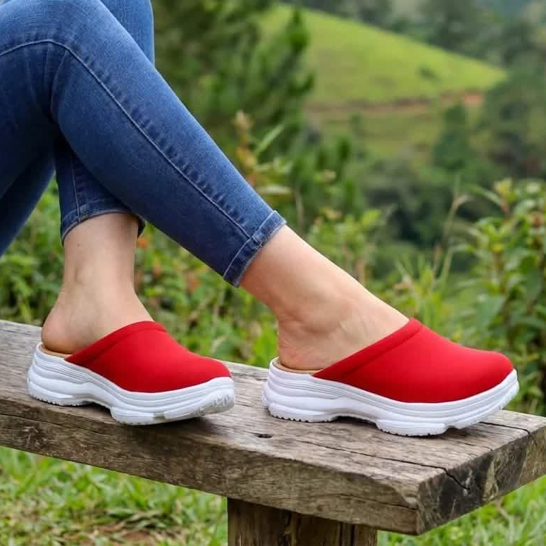 Mules de Neopreno con Suela Gruesa — Modelo Oriana