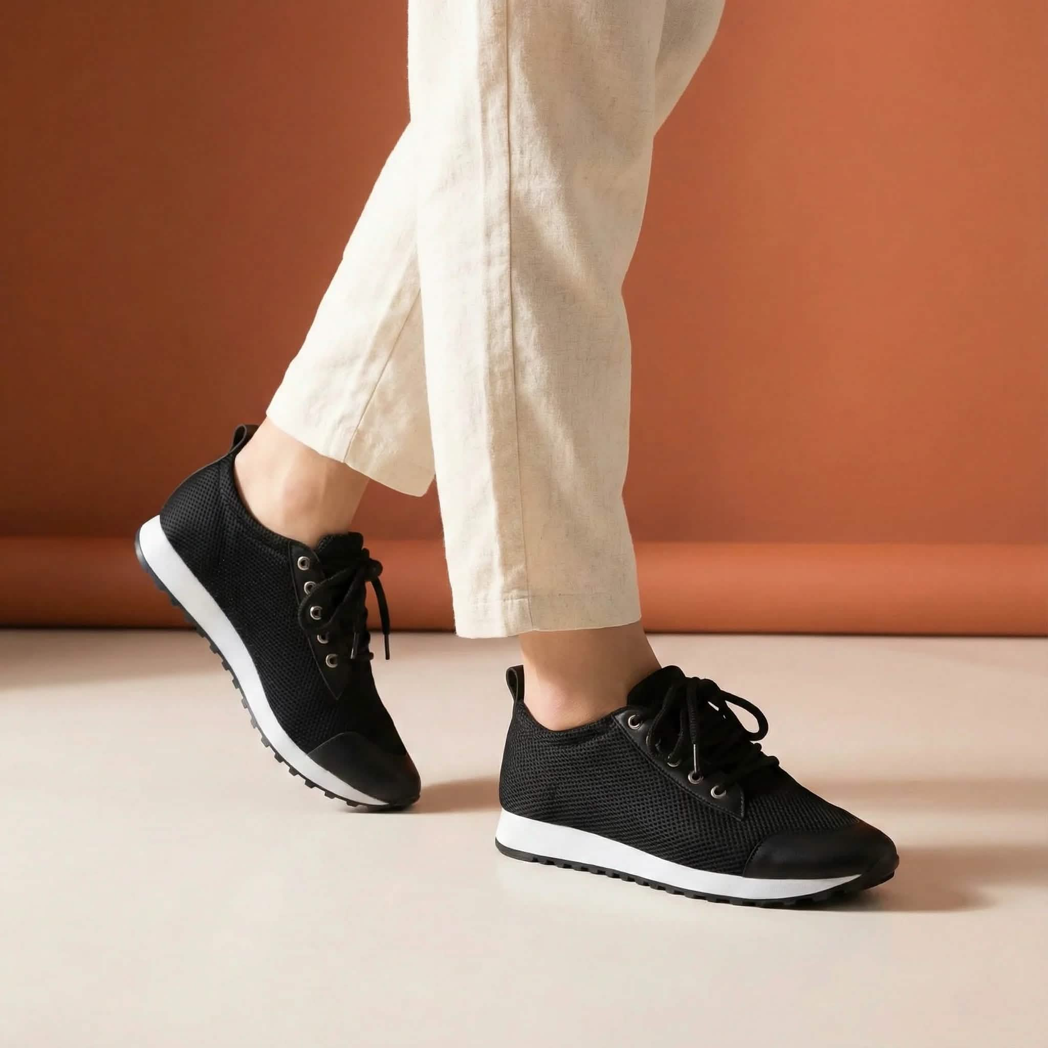 Tenis de Malla con Cordones — Modelo Susana