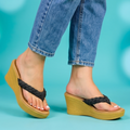Sandalias de Tiras Trenzadas con Plataforma — Modelo Positano