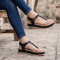 Sandalias Trenzadas con Plataforma — Modelo Idalia