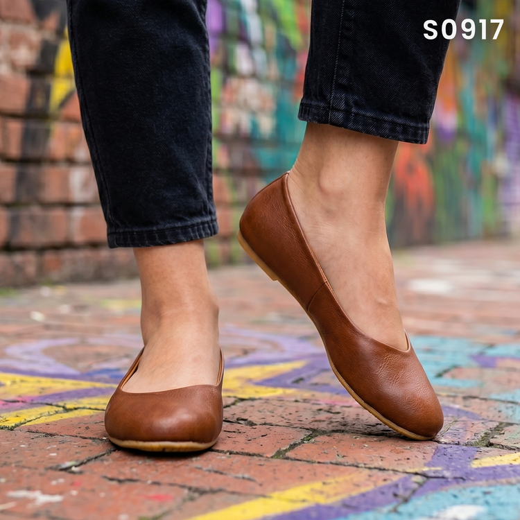 Flats Cerrados de Puntera Redonda — Modelo Saida
