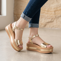 Sandalias de Plataforma con Hebilla — Modelo Rosalva