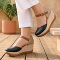 Zapatos de Plataforma con Tira de Hebilla — Modelo Tamara