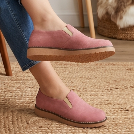 Zapatos de Gamuza con Elastico — Modelo Siena